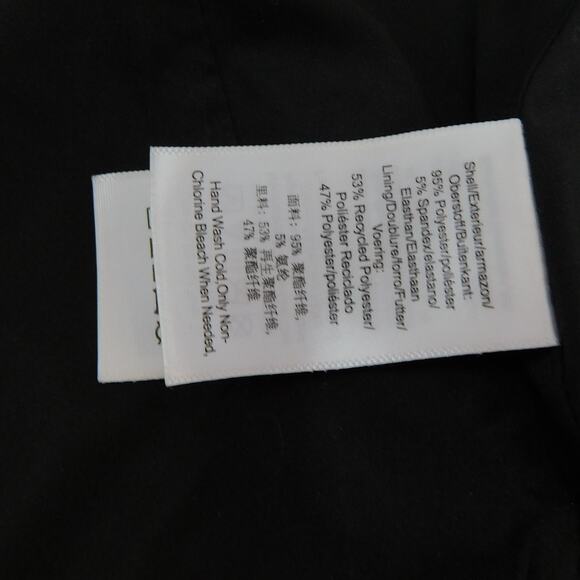 DKNY Women's Black Sequined Shaul-Collar Open Front Jacket New Size 8 - Picture 9 of 14